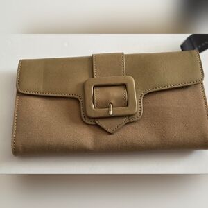 KENNETH COLE NEW YORK 15 CC ORGANIZER WALLET, OLIVE